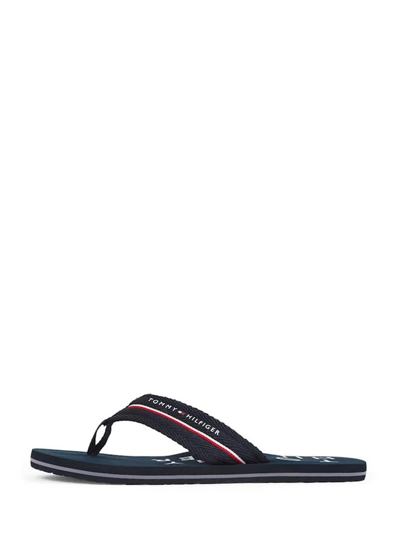 TOMMY HILFIGER Monogram Thongs Beach Flip Flops