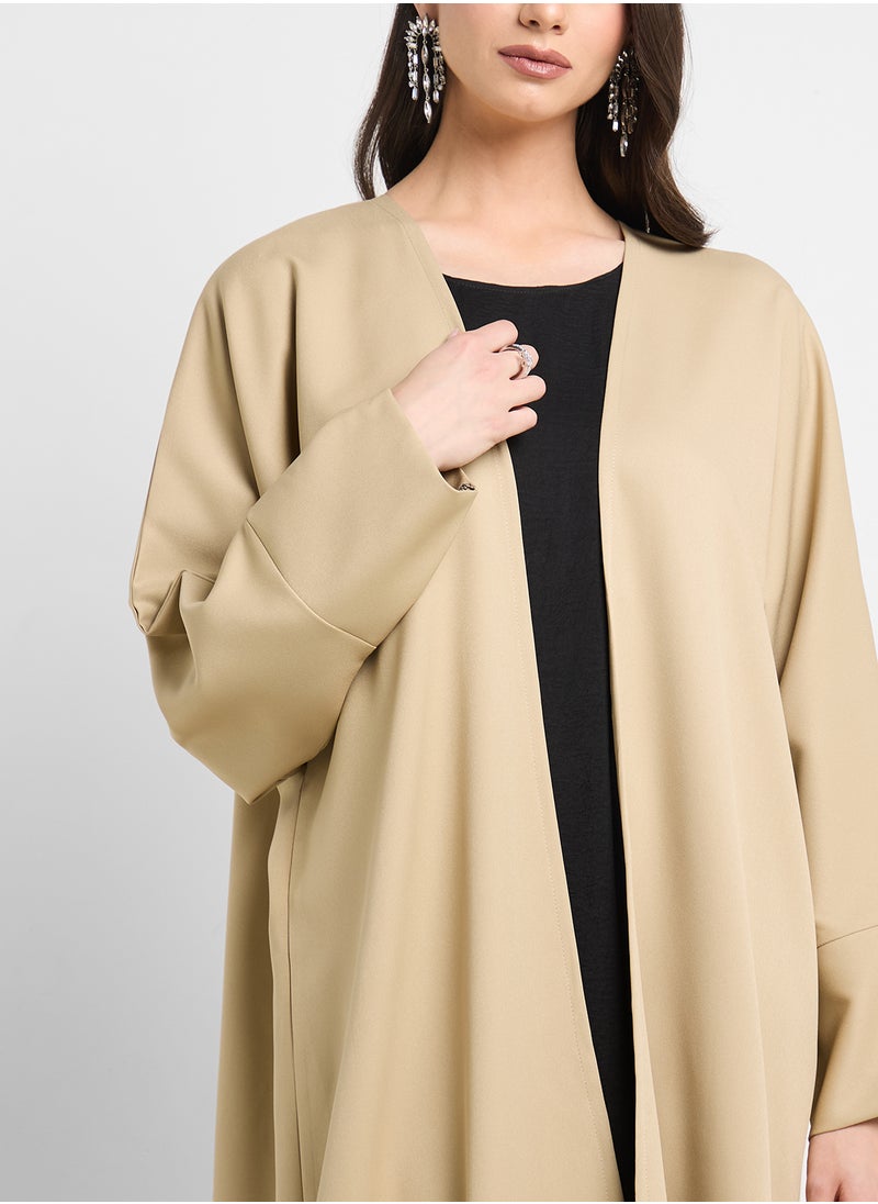 hayas closet Open Front Knitted Abaya  - Image 3