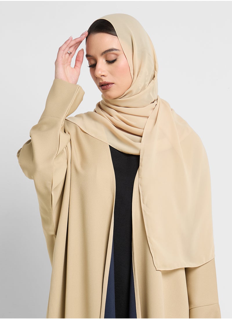 hayas closet Open Front Knitted Abaya  - Image 4