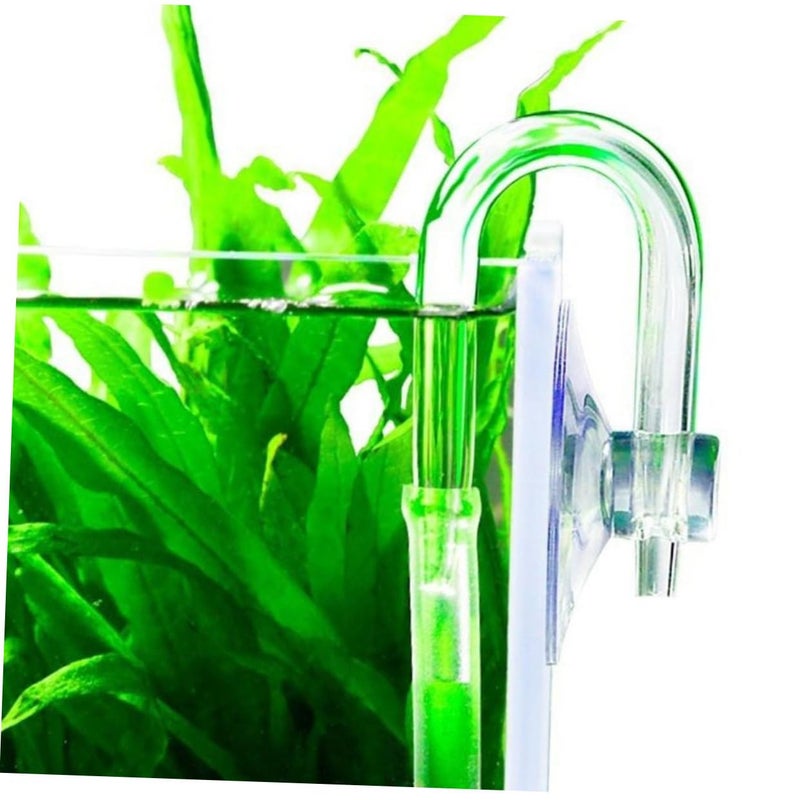 U Shaped Glass Aquarium CO2 Diffuser For Plants Fish Tank Tubing Regulator - Image 5