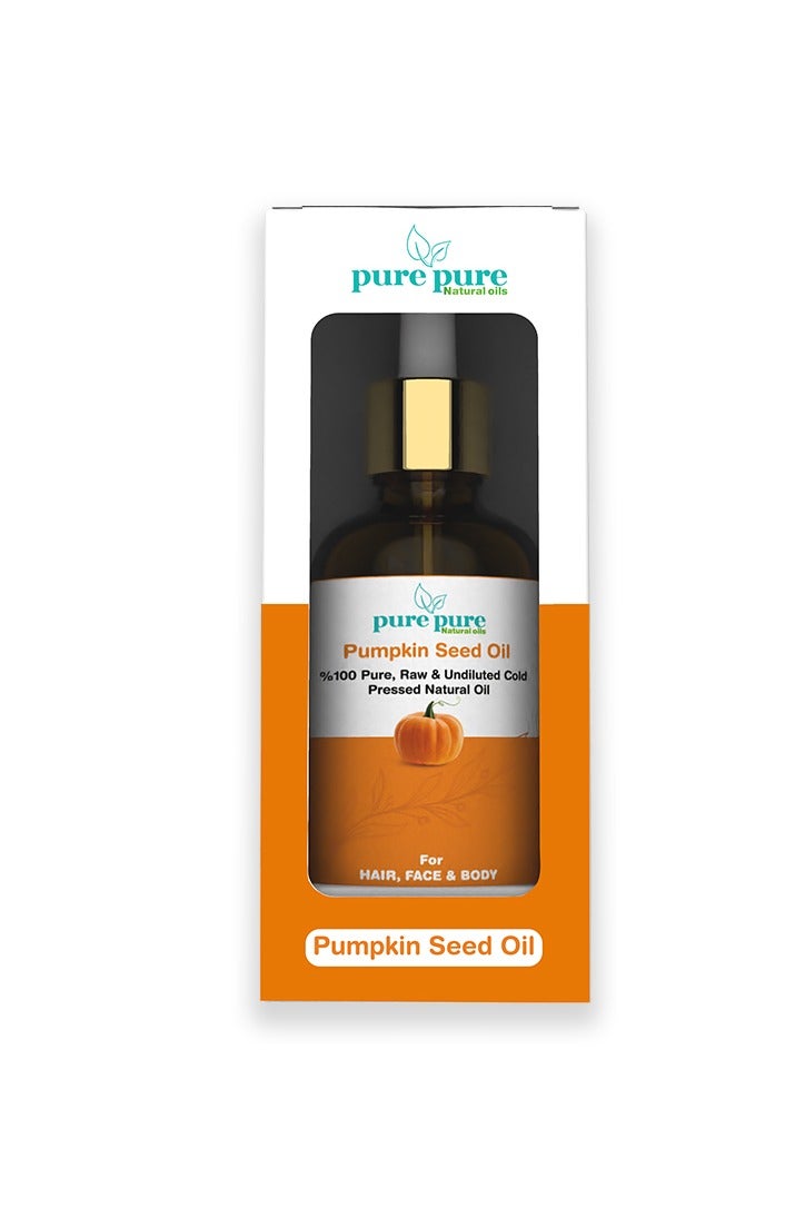 زيوت بيور بيور الطبيعية زيت بذور اليقطين معصور على البارد نقى 100% 50 ملليلتر - Image 1