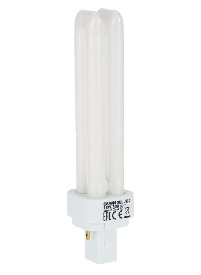 Osram Osram Compact Fluorescent Lamp 18 W 2 Pin Warm White  - Image 1