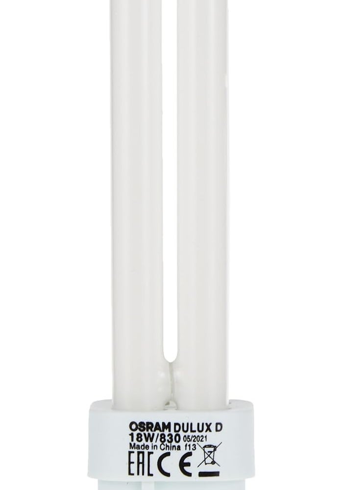 OSRAM مصباح فلوريسنت مدمج أوسرام 18 واط 2 دبوس أبيض دافئ - Image 4