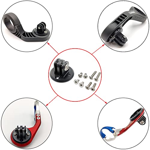 Cestbon Mount Combo Adapter for Garmin Edge Compatible with Camera or Headlight, Quick Release Out-Front Mount Extended Universal Adapter - Image 2