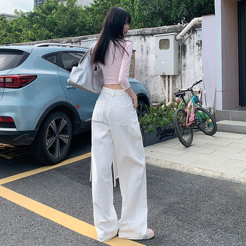 Unisex Casual Daily Denim Jeans - Image 1