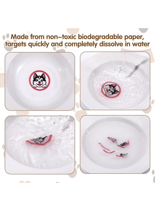 تشينكو أهداف تدريب على استخدام المرحاض للأولاد من تشينكو، 120 قطعة، تساعد على تدريب الأطفال الصغار على استخدام المرحاض (نمط الكلاب) - Image 3