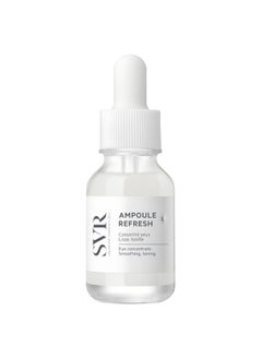SVR SVR Refresh Concentrate Eye Serum with Hyaluronic Acid, Peptides, and Caffeine. Decongest, Awaken, Tone, and Smooth Puffy Eyes. Targets Dark Circles and Under-Eye Bags, 0.5 fl. oz. 