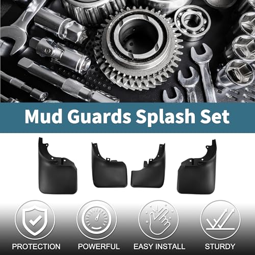 TUCKBOLD Mud Flaps Splash Guards for Toyota Land Cruiser LC80 No Wheel Eyebrow 1990-1997 Front & Rear Mud Guards W/Mount Accessories - Image 2