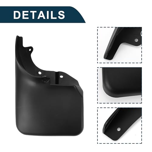TUCKBOLD Mud Flaps Splash Guards for Toyota Land Cruiser LC80 No Wheel Eyebrow 1990-1997 Front & Rear Mud Guards W/Mount Accessories - Image 4