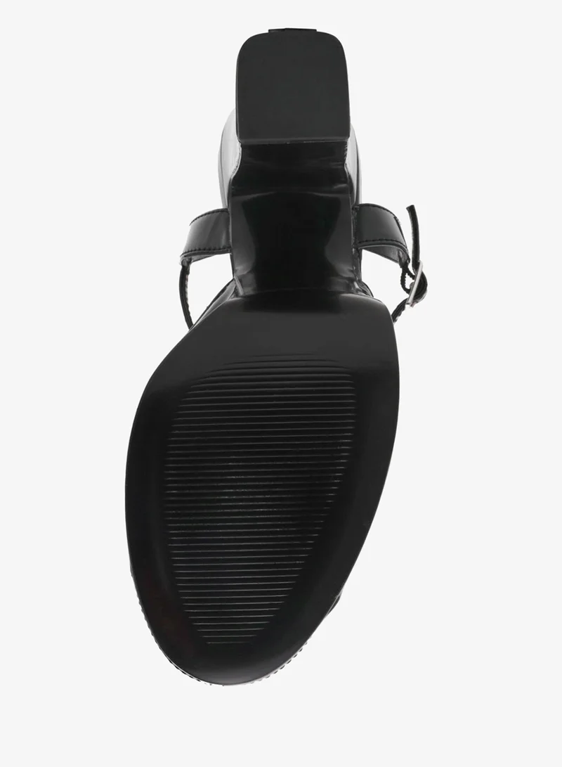 STEVE MADDEN  Tandem Black Patent Heels for Women | Best Price UAE