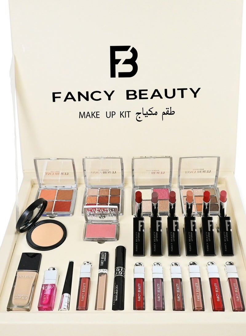 Fancy Beauty 24-piece luxury makeup box - Image 1