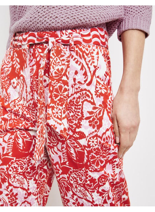 GERRY WEBER - length trousers with a tie around belt - Image 1
