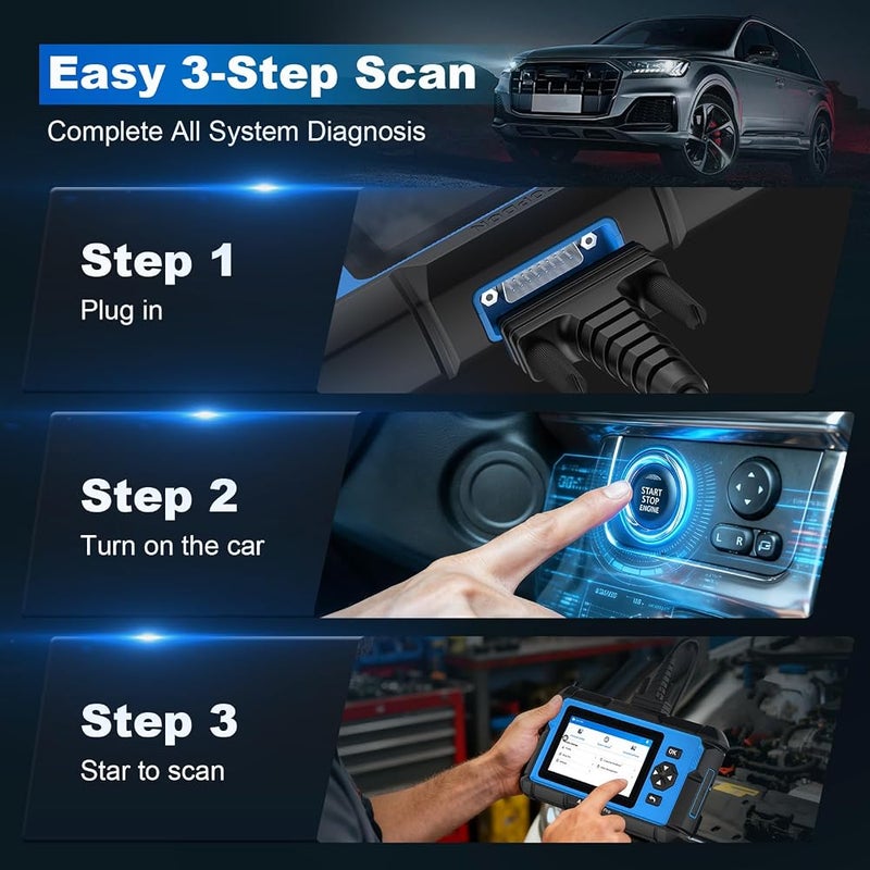 توب دون أداة تشخيص OBD2 TOPDON ArtiDiag600 Pro: أداة سيارات شام - Image 5