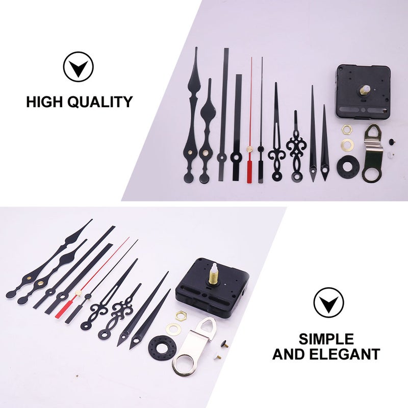 2 Sets High Torque Shaft Clock Movement DIY Clock Parts Clock Mechanism - Image 5