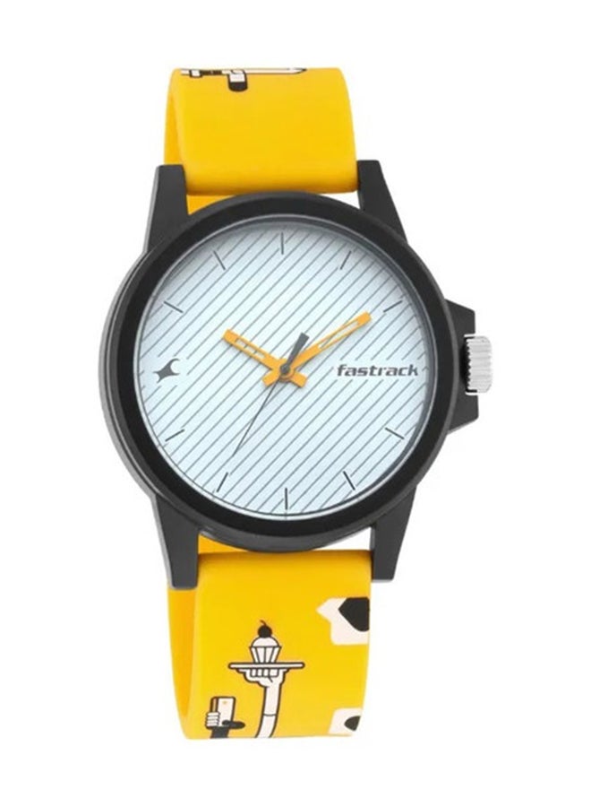 Fastrack Hashtag White Dial Analog Unisex Watches - Image 2