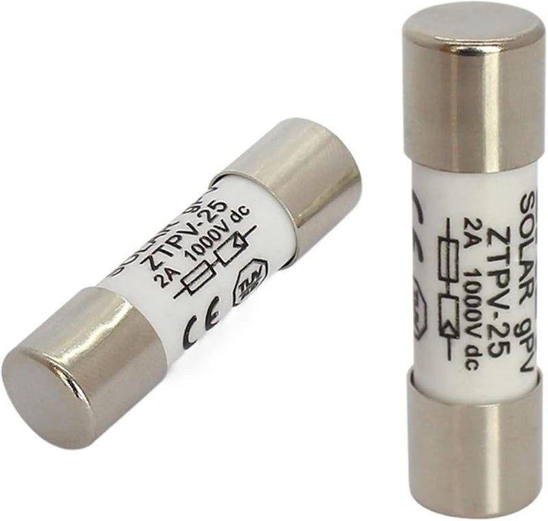 30A 20 Pack 1000V DC PV Solar Fuse 10x38mm 2A to 32A for System Protection - Image 1