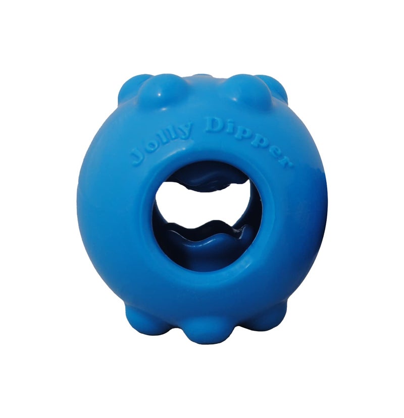 Jolly Pets Jolly Dipper Treat Dispensing Dog Toy 3 SmallMedium Dogs Blue - Image 2
