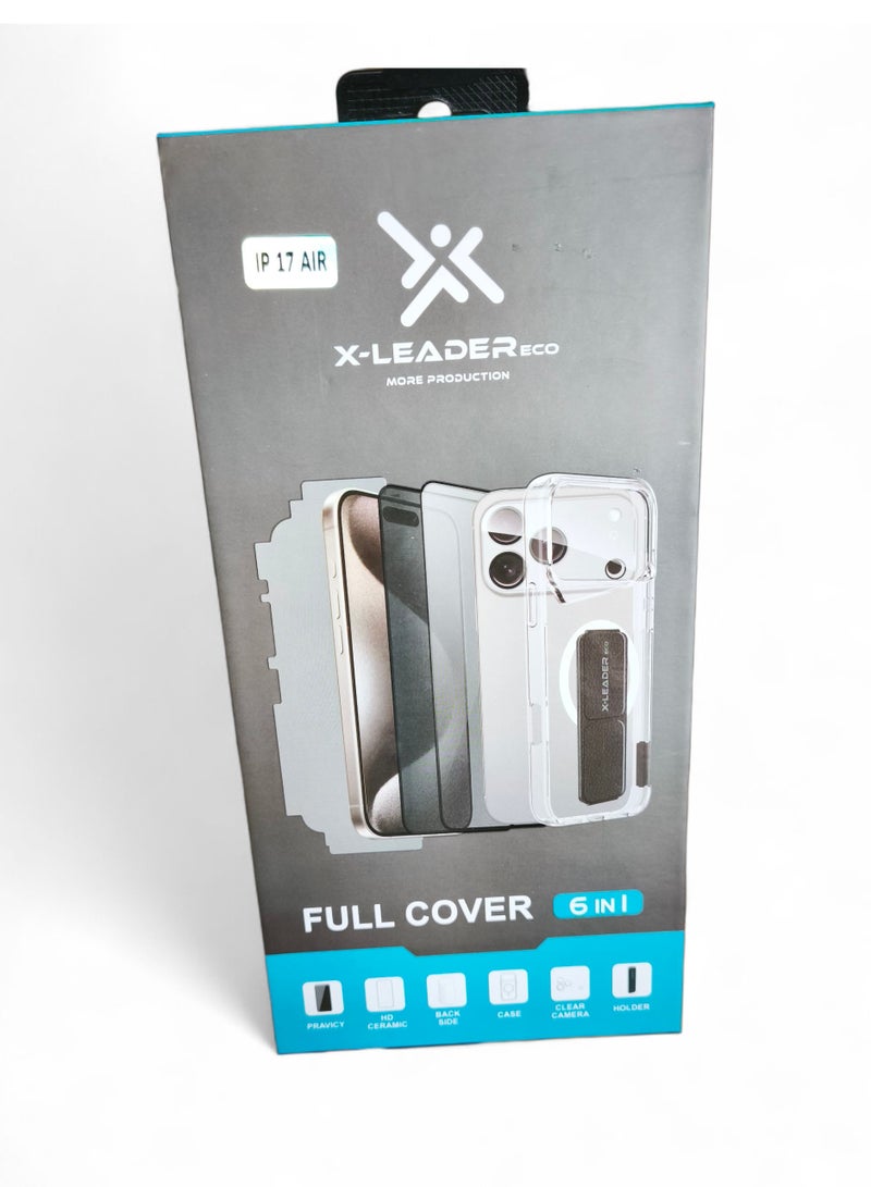 اكس ليدر غطاء حماية كامل للجسم 6 في 1 لهاتف آيفون 17 إير - Image 1