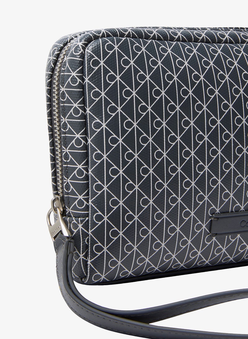 CALVIN KLEIN Coated Emblem Print Bracelet Strap Pouch - Image 3