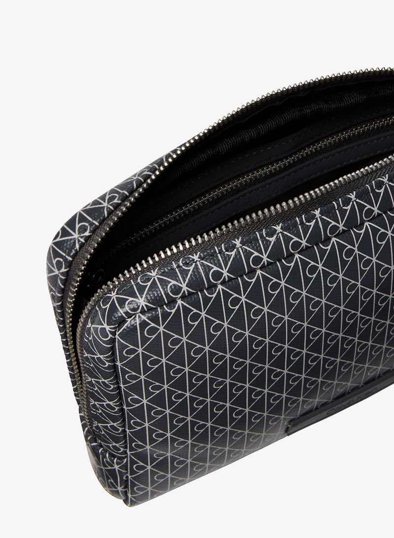 CALVIN KLEIN Coated Emblem Print Bracelet Strap Pouch - Image 4