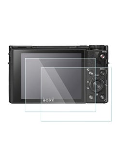 SJet 2 PACK Screen Protector for Sony RX100M7 DSC-RX100M7 RX100 VII , 0.3mm 9H Hardness Tempered Glass Cover Anti-Scrach Anti-Bubble  - Image 1