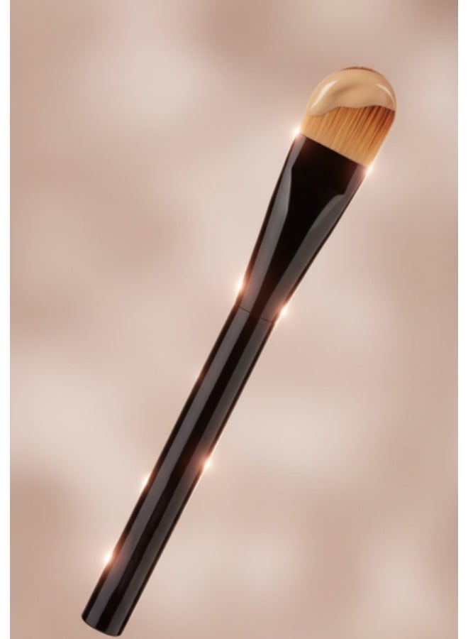 Energy Professional Detail Foundation Brush, Single Piece with Long Handle and Soft Fiber Bristles for Seamless Coverage, Skincare Application, and Contouring. - Image 1