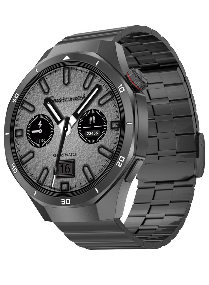 RollsTimi  Men's Bluetooth Smartwatches, Smart Wearable Watches, Support Multi Language Switching, 200+ Watch Face Wallpapers To Choose From, Message Push And Incoming Reminders, 1.46 Inch TFT High-Definition Full-Screen Touch, RT DT5 Pro - Image 1