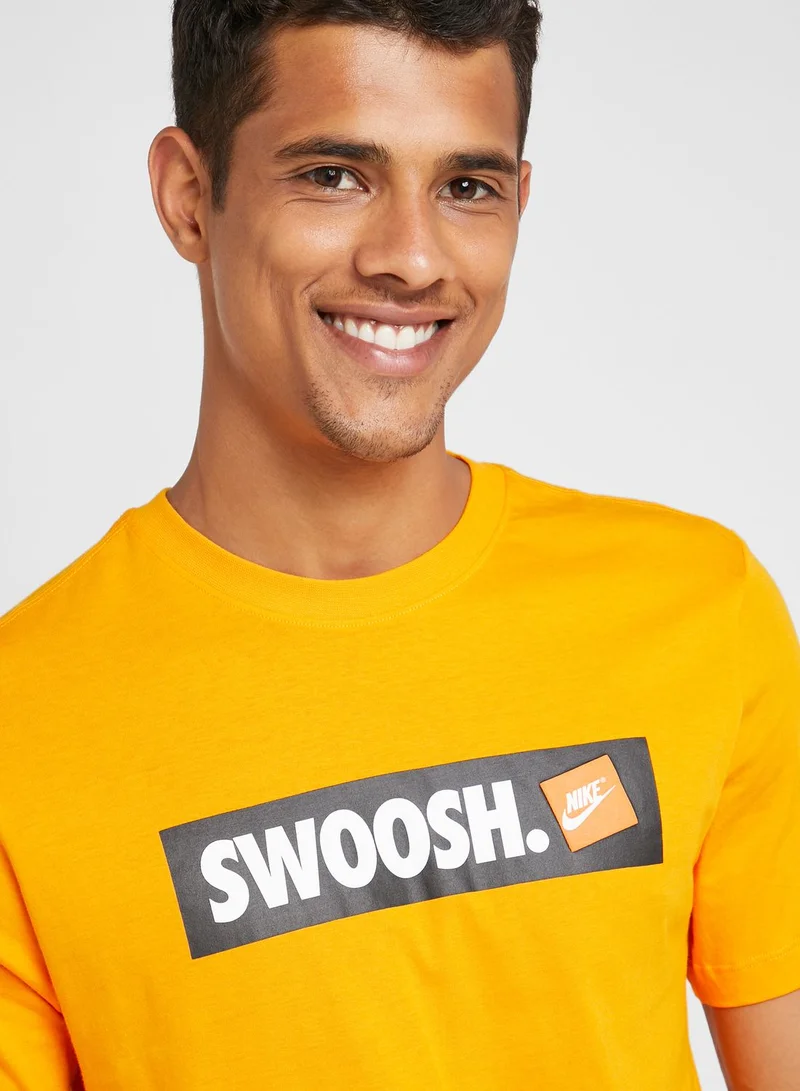 Nike Swoosh Bumper Sticker T-Shirt