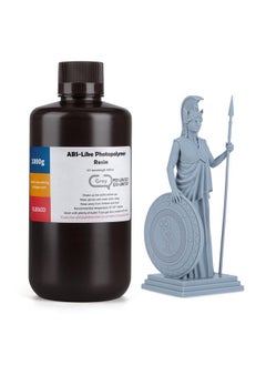 ELEGOO ABS-Like 3D Rapid Resin LCD UV-Curing Resin 405nm Standard Photopolymer Resin for LCD 3D Printing, 1000 Grm (Grey)