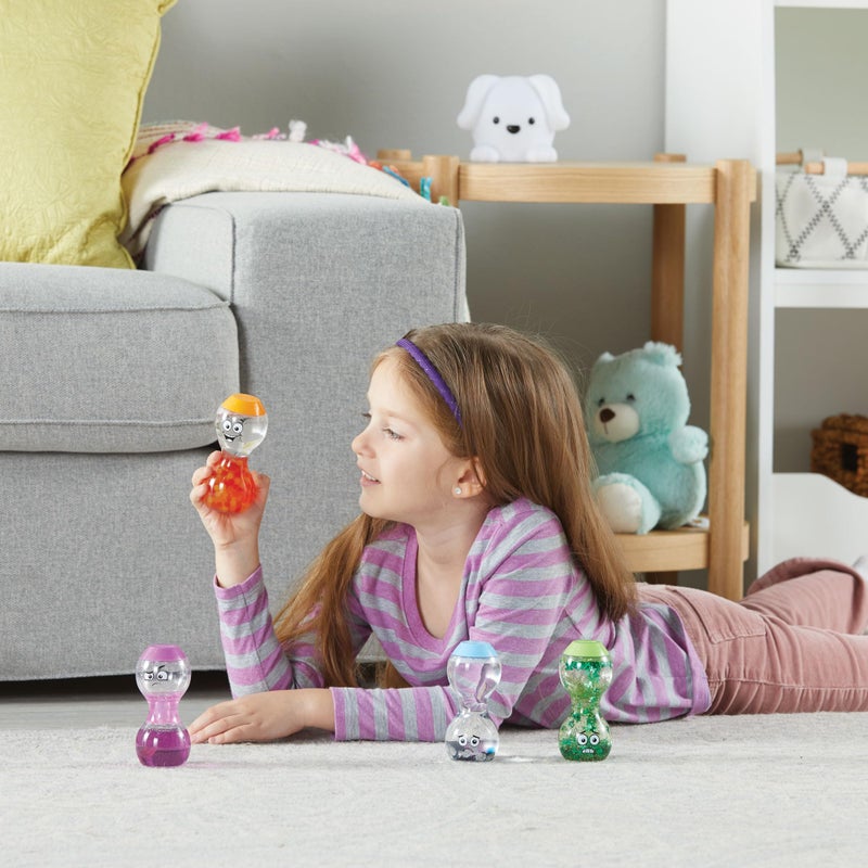 hand2mind Express Your Feelings Sensory Bottles- Secondary Emotions, Toddler Sensory Toys, Quiet Fidget Toys, Play Therapy Toys, Calm Down Corner Supplies, Calming Corner, Social Emotional Learning - Image 2