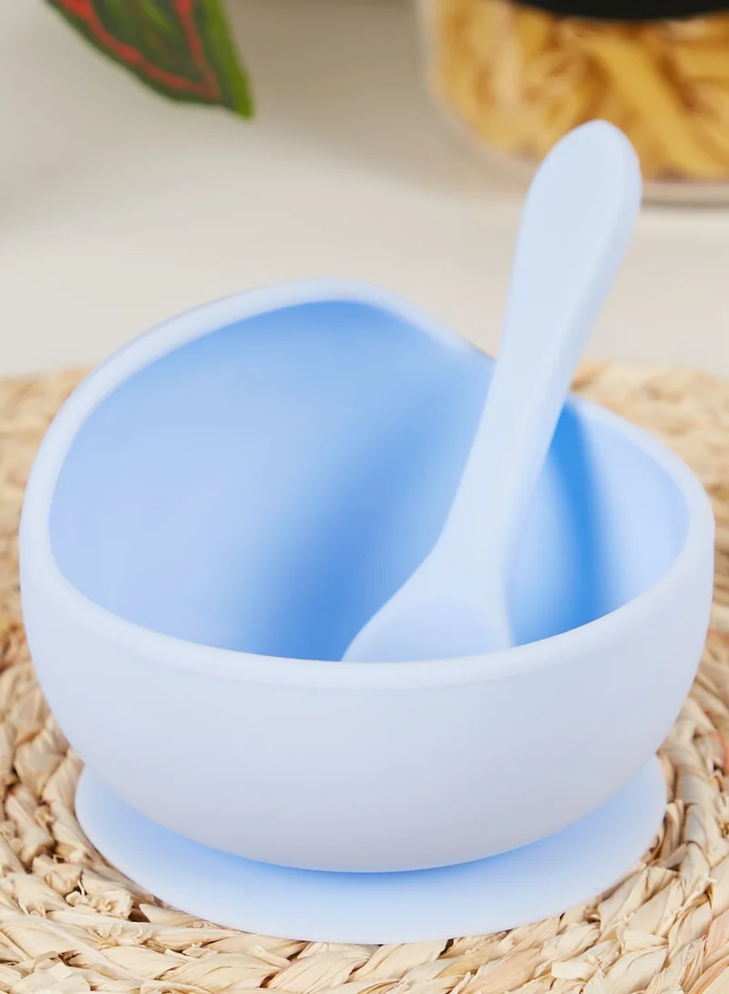 Cotton On Silicone Bowl & Spoon Set
