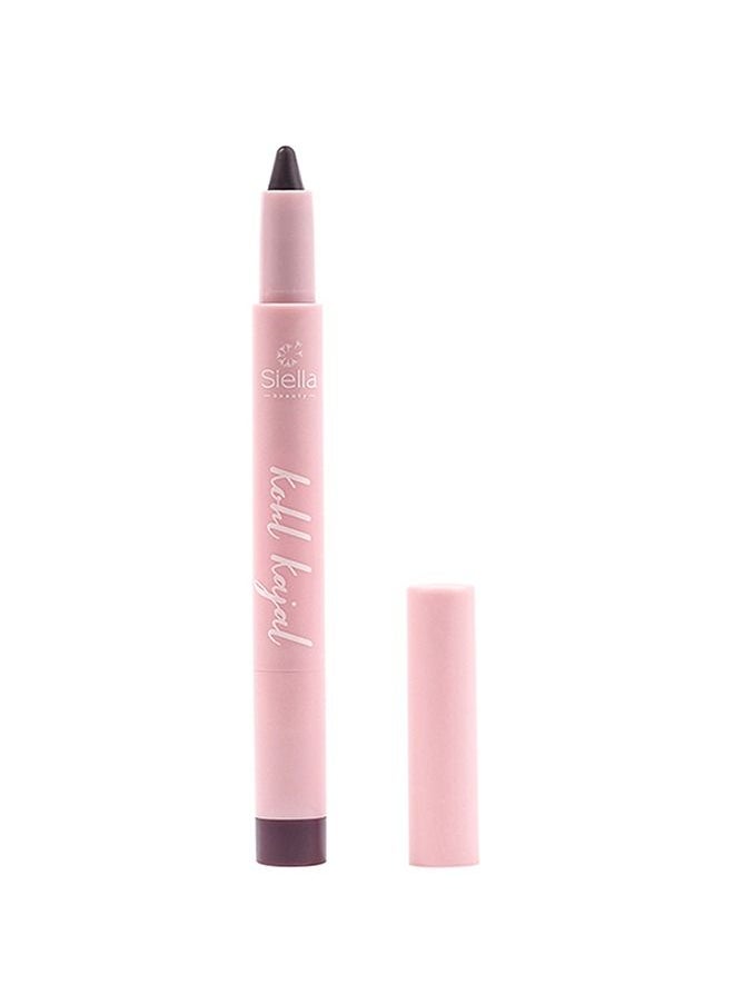 Siella Beauty Multi Purpose Plum Creamy Kohl Kajal 0.9gm Long Stay With One Swipe Smooth Application 3-in-1 Kajal Eyeliner Smokey Eyeshadow  - Image 1