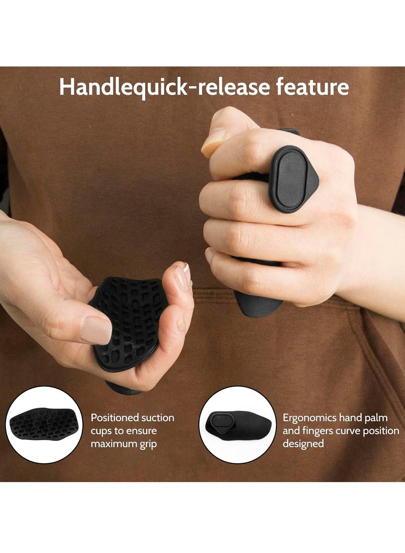 Generic Gym Grip Pads for Weight Lifting: Dumbbell Lifting Rubber Grips Pad - Gym Workout Gloves Weight Lifting Grips - Pull Up Grips - Gymnastics Hand Grips  - Image 2