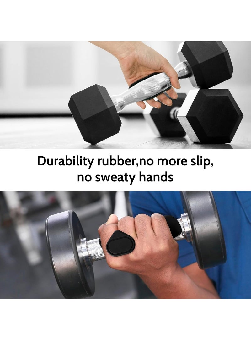 Generic Gym Grip Pads for Weight Lifting: Dumbbell Lifting Rubber Grips Pad - Gym Workout Gloves Weight Lifting Grips - Pull Up Grips - Gymnastics Hand Grips  - Image 5