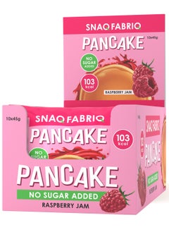 Snaq Fabriq Pancake with Raspberry Jam Flavor No Sugar Added 10x45g  - Image 1
