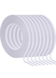 Chuangdi 8 Rolls 1/4 Inch Double-Sided Adhesive Sticky Tapes For Crafts Scrapbooking, Photos, Invitation Cards, Paper, Diy And Office School Stationery Supplies  - Image 1