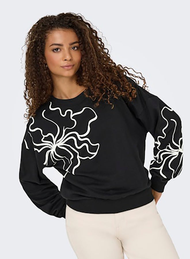 ONLY Onlodessa L/S O-Neck Box Ub Swt - Image 3