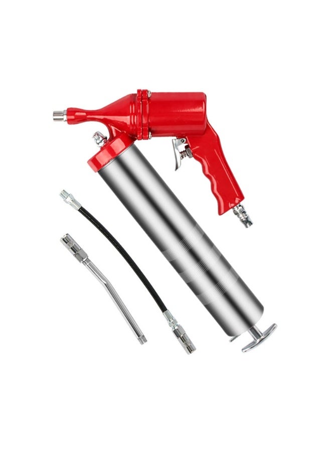 LAMAY Grease Gun,Zinc 1/4" 400cc Air Grease Gun, 30-150psi 2800-5600psi Pneumatic Greaser, for Oil Injection Excavator Automobile Bulldozer - Image 1