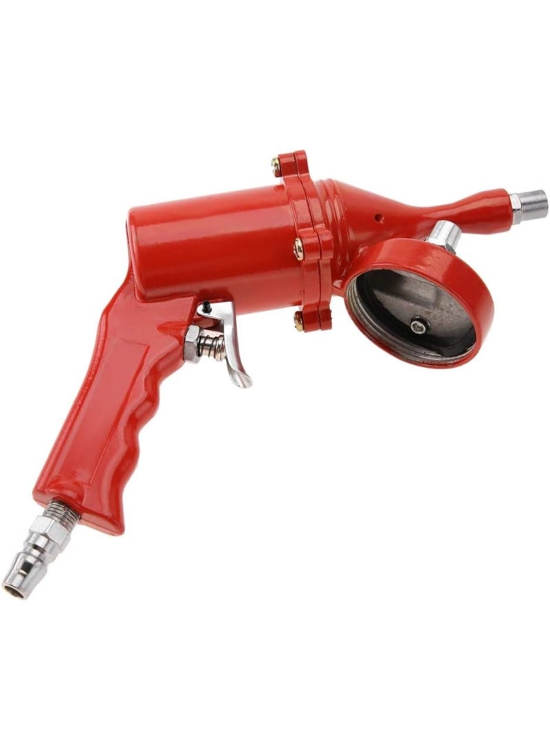 LAMAY Grease Gun,Zinc 1/4" 400cc Air Grease Gun, 30-150psi 2800-5600psi Pneumatic Greaser, for Oil Injection Excavator Automobile Bulldozer - Image 4