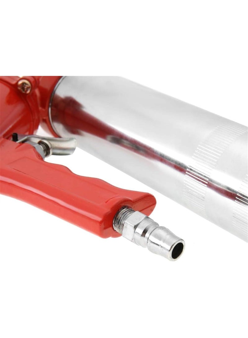LAMAY Grease Gun,Zinc 1/4" 400cc Air Grease Gun, 30-150psi 2800-5600psi Pneumatic Greaser, for Oil Injection Excavator Automobile Bulldozer - Image 3