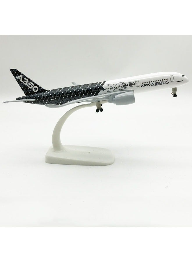 عام 20 سنتيمتر سبيكة الطائرات منضدية عرض نموذج 1: 200 مقياس A350 النموذج الأصلي مع الهبوط والعتاد نموذج الطائرات الحلي ، اللعب ، الزينة ، الهدايا القابلة للتحصيل - Image 1