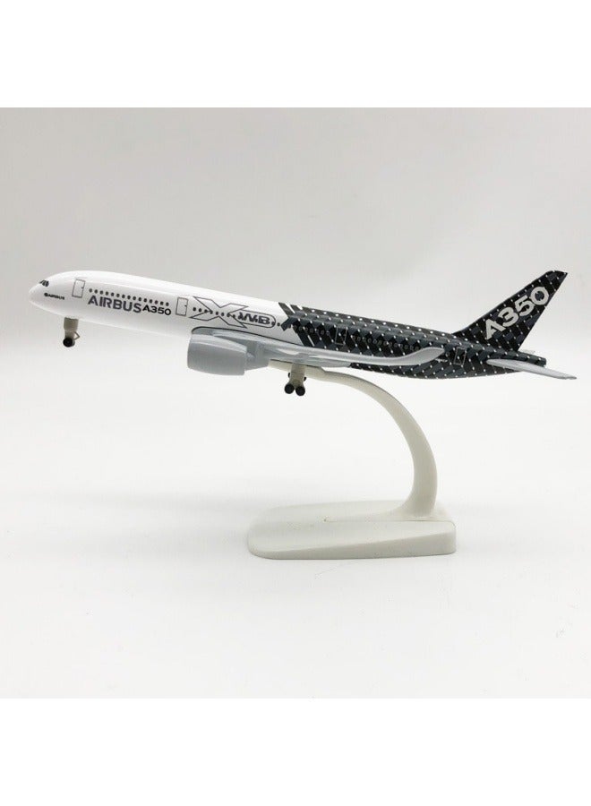 عام 20 سنتيمتر سبيكة الطائرات منضدية عرض نموذج 1: 200 مقياس A350 النموذج الأصلي مع الهبوط والعتاد نموذج الطائرات الحلي ، اللعب ، الزينة ، الهدايا القابلة للتحصيل - Image 3