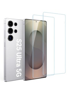 Glass S25 Ultra Screen Protector Drop Protection Easy to Install Ultra HD Clear Anti Fingerprint Case Friendly 9H Tempered Glass Screen Protector Only Fit for Galaxy S25 Ultra (2 Pack)  - Image 1