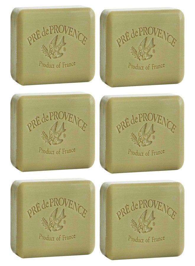 Pre de Provence 150g Soap Bar, Pack of 6 - Green Tea
