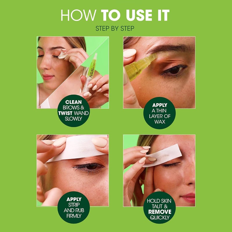 Nad's Precision Eyebrow Wax Wand with Pre-wax Wipes - Image 4