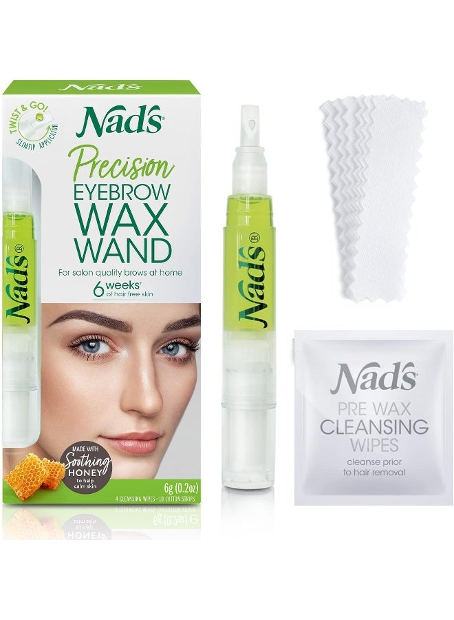 Nad's Precision Eyebrow Wax Wand with Pre-wax Wipes - Image 1