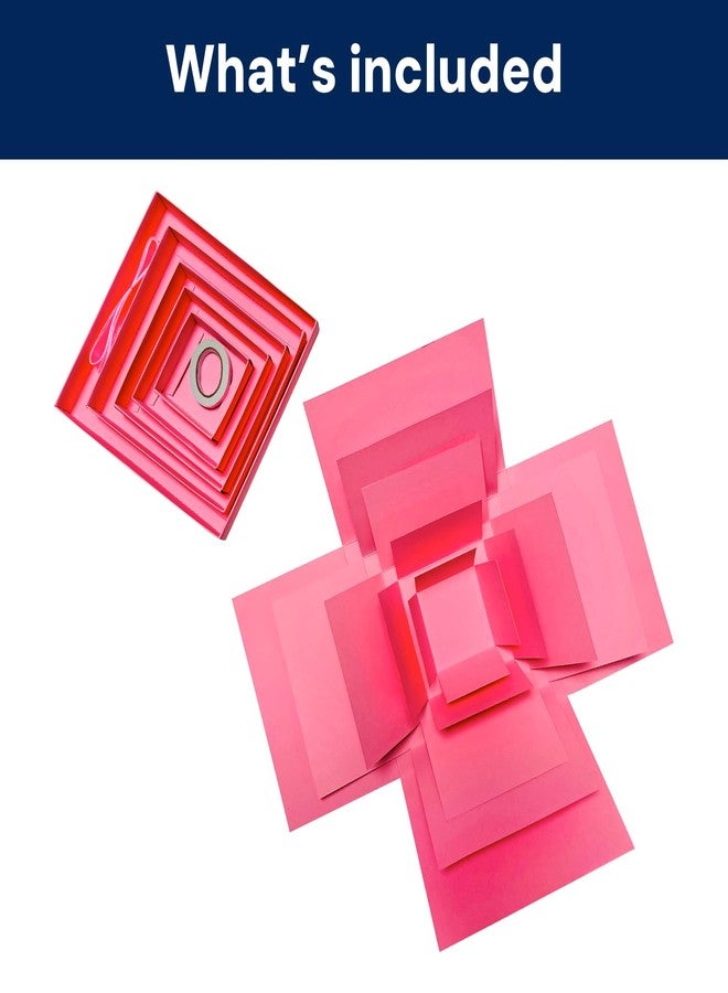 Hryan 5 Layer Gift Box, Multi Layered Explosion Photo DIY Box, Creative Surprise Picture Gift for Important Days and Holidays. (Pink) - Image 2