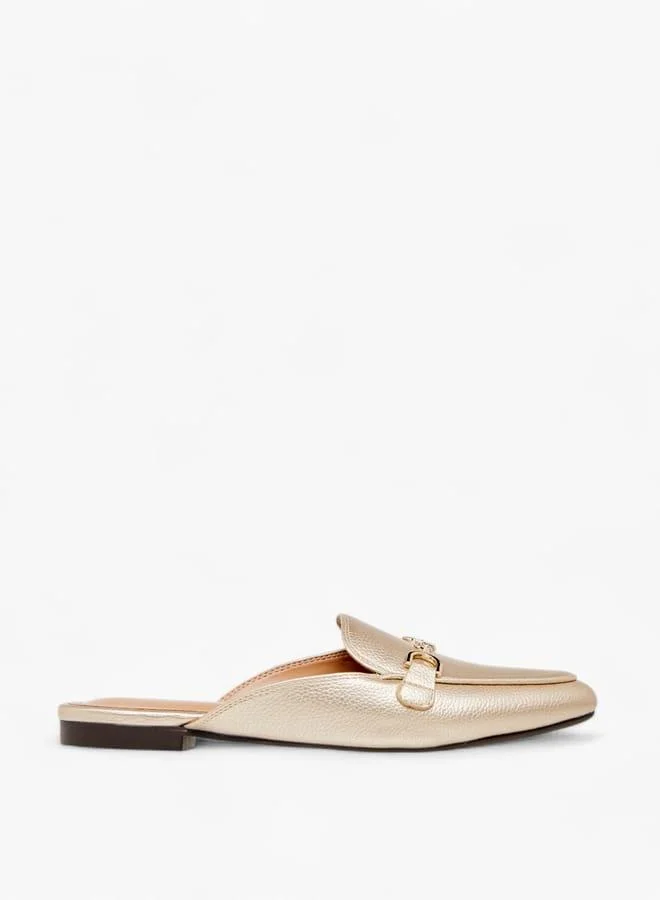 Celeste Women's Metal Accent Slip-On Mules