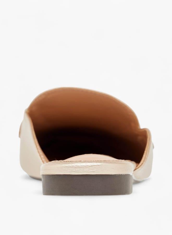 Celeste Women's Metal Accent Slip-On Mules - Image 5