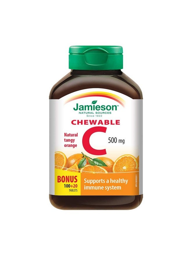 Jamieson Vitamin C Orange 500Mg 120 Tablets - Image 2